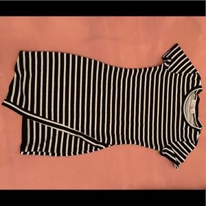 striped mini tight dress